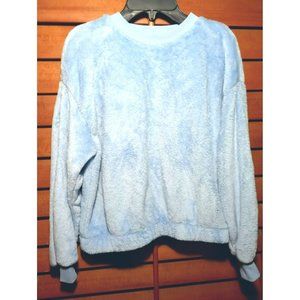 NWT Thereabouts girls soft fuzzy light blue sweater size 16 large